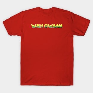 Wha Gwan? Cool Jamaican Patois In Red Gold Green' Sticker