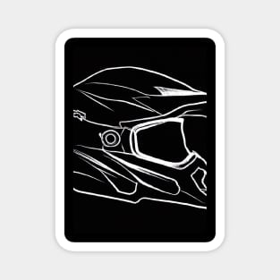 Motorcycle Helmet Magnet