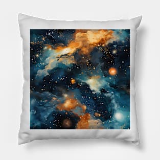 Van Gogh Starry Night Outer Space Pattern 13 Pillow