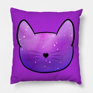 Kitty Galaxy Pillow