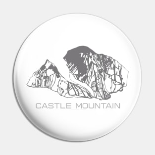 Castle Mountain Resort 3D Pin