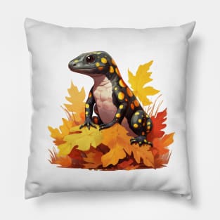 Fire Salamander Pillow