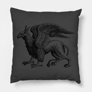 Vintage Griffin, Gryphon Pillow