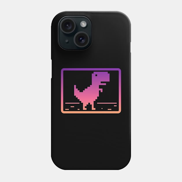 Chrome Offline Dinosaur No internet Phone Case by Seaside Designs