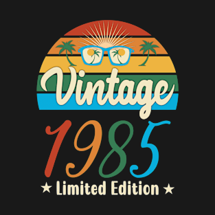 Vintage Retro Limited Edition 1985 Birthday Gift T-Shirt