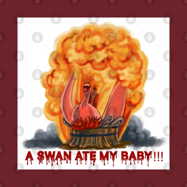 A Swan Ate My Baby by xandra-homes