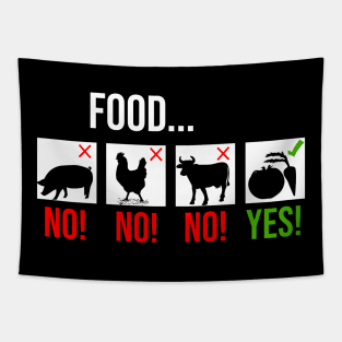 Don't eat animals. Veganism gifts Tapestry