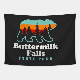 Buttermilk Falls State Park Ithaca New York Bear Tapestry