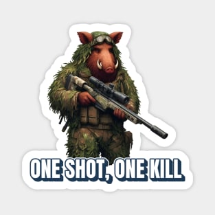 Sniper Wild Boar Magnet