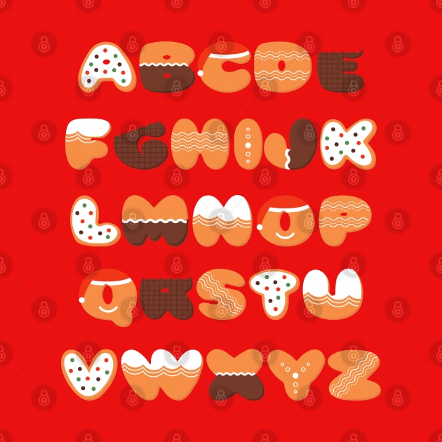 Alphabet Cookies by Mako Design 