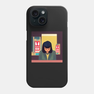 Shop assistant | Comics Style Phone Case