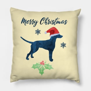 Christmas Dalmatian Dog Artwork Pillow