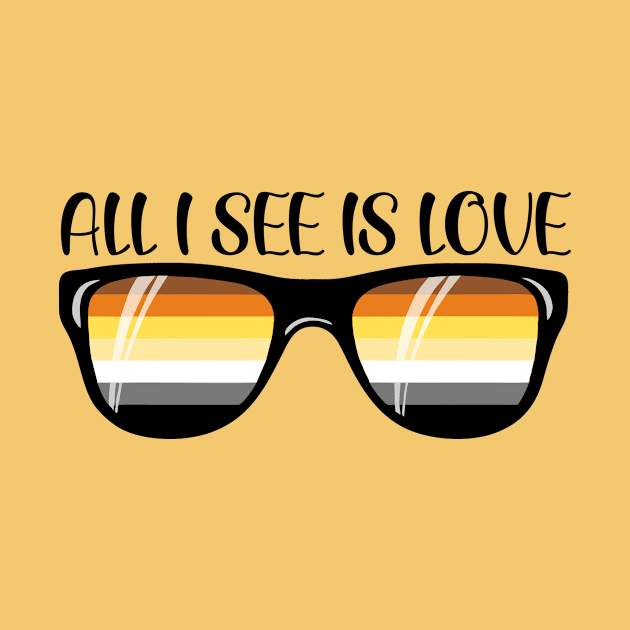 Bear Pride Sunglasses - Love by Blood Moon Design