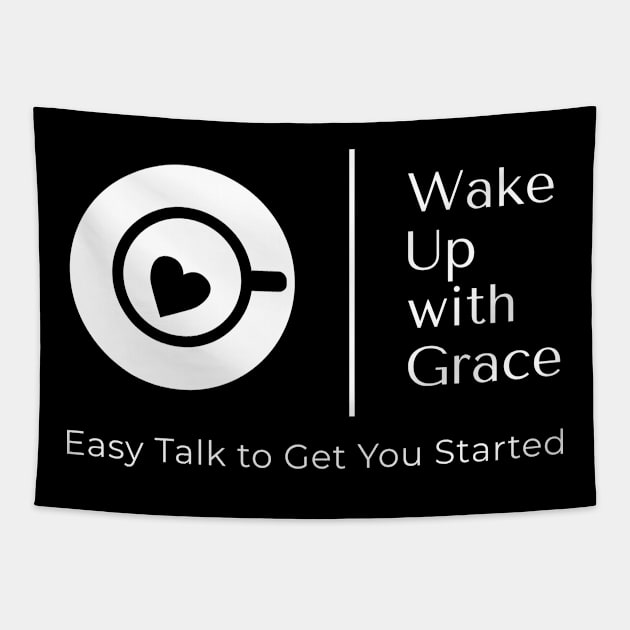 WUWG White Logo Tapestry by Grace's Grove Audio