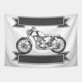 Classic Motorcycle Tapestry