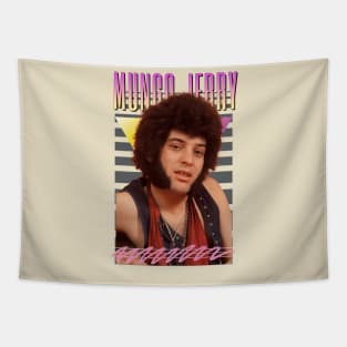 Mungo Jerry Aesthetic 80s Fan Art Tapestry