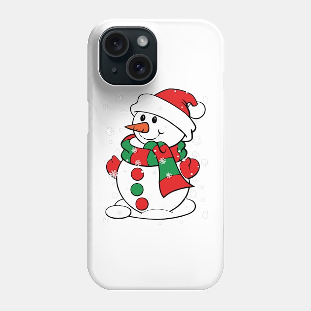 Snowman Phone Case by GNDesign