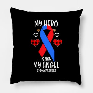 Chd Remembrance Hero Is Now My Angel Pillow