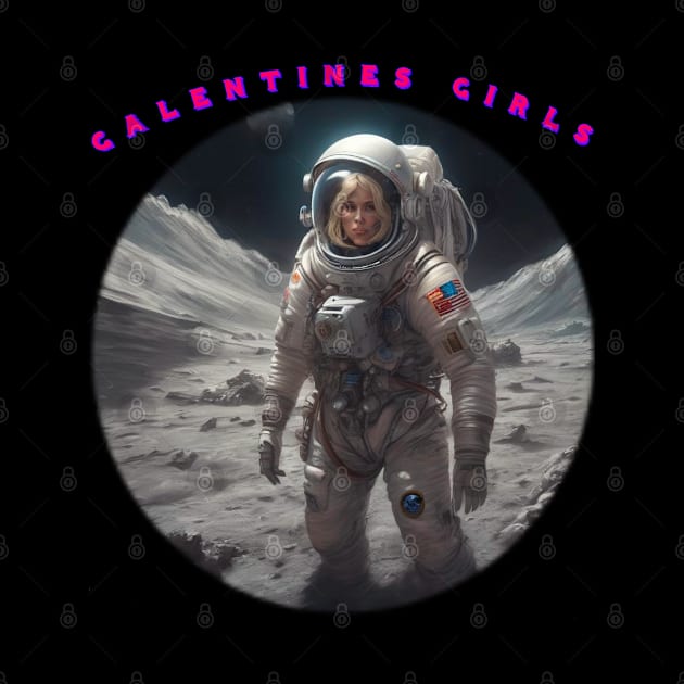 Galentine girl on the moon by sailorsam1805