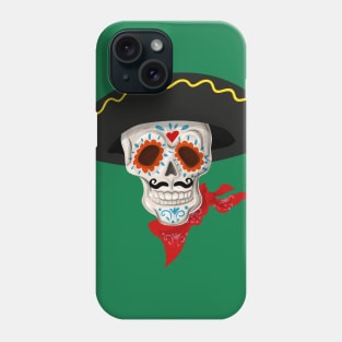 Sugar Skull Sombero Phone Case