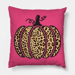 Cheetah Print Pumpkin Pillow