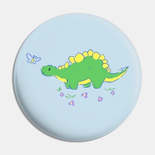 Cute Stegosaurus Pin