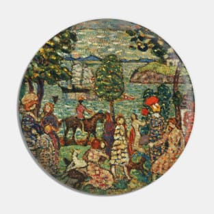 Fantasy by Maurice Brazil Prendergast Pin