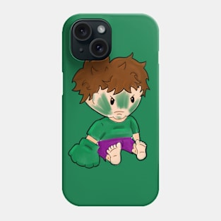 Grumpy Green Kid Phone Case