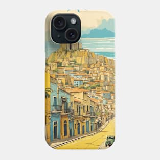 Fortaleza Ceara Brazil Vintage Tourism Travel Poster Art Phone Case