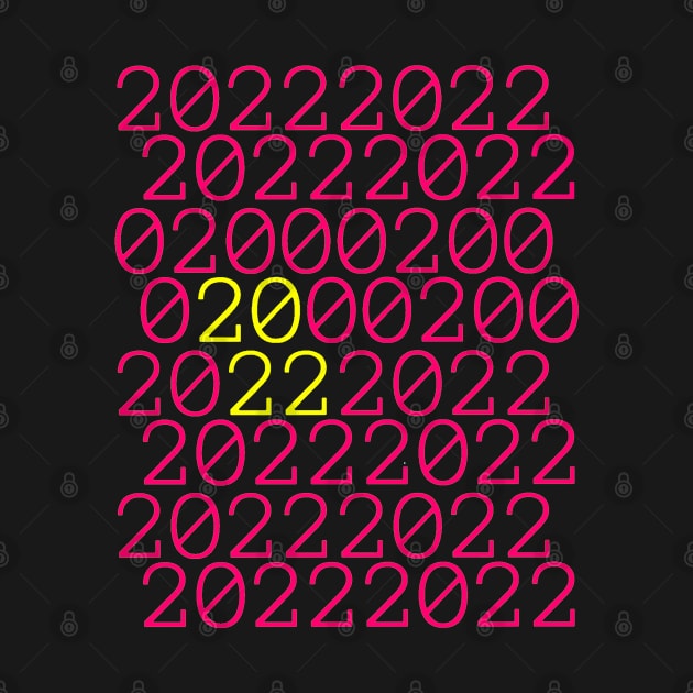 2022 binary code in pink by Namwuob