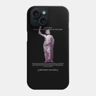 Zeus, God of Thunder, King of The Gods Mono - Greek Myth #002 Phone Case