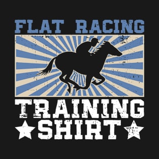 Flat Racing Training Shirt - Horse Racing Equestrian T-Shirt