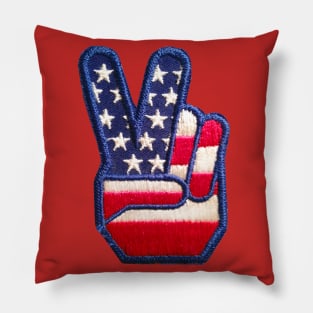 Vintage Peace Sign Pillow