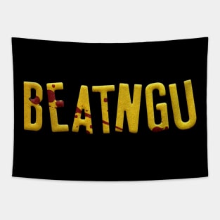 Beatngu Jeepers Creepers - Blood Stained License Plate Tapestry