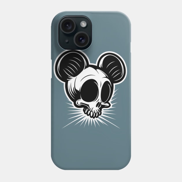 MouseSkull Phone Case by Nocturnal Designs