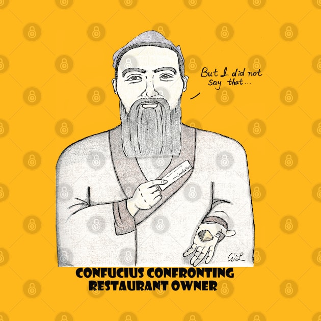 Confucius opened up a fortune cookie by ZorroTheCat