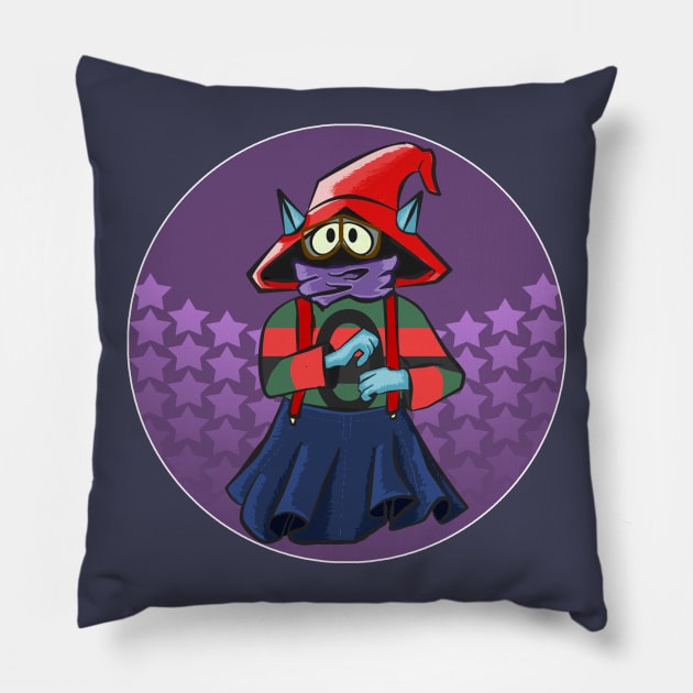 STEVE ORKO Pillow by droidmonkey