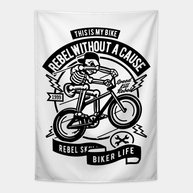 Rebel Without A Cause Tapestry by CRD Branding