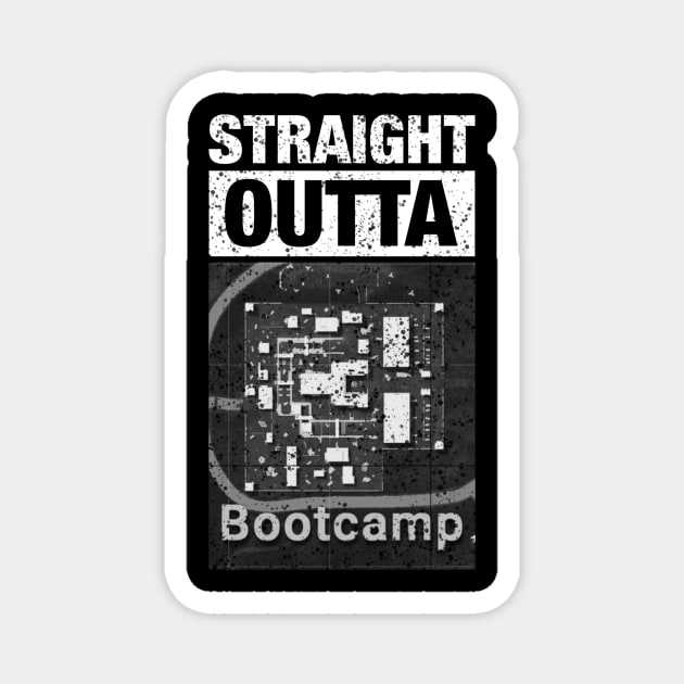 Straight outta Bootcamp Magnet by happymonday