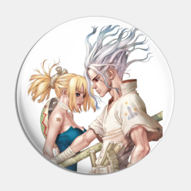 Get Wallpaper Senku And Ruri Dr Stone Pin Teepublic Free
