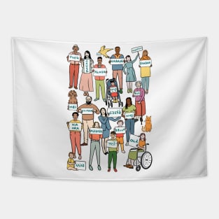 Hello in 19 languages Tapestry