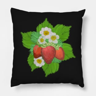 Strawberry Patch Pillow