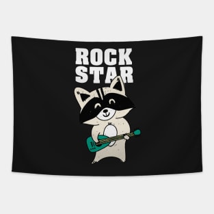 Rock star trash panda Tapestry