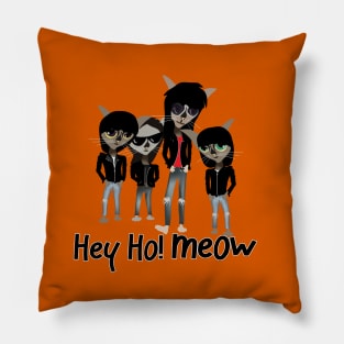 Hey ho Meow Pillow