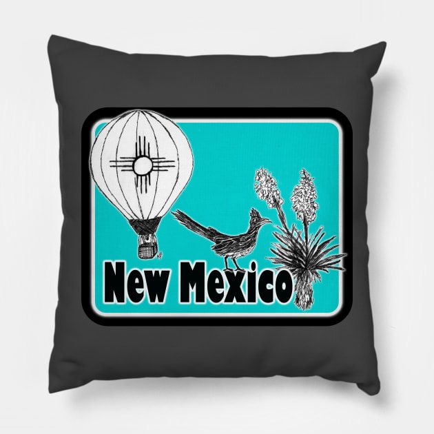 New Mexico Pillow by BlueTiger