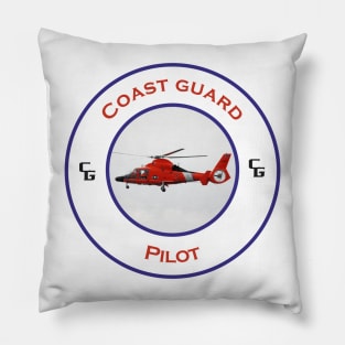 Pilot - US Coastguard search and rescue Helicopter -  Dolphin Pillow