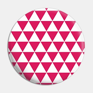 Pink and White Triangle Seamless Pattern 002#001 Pin