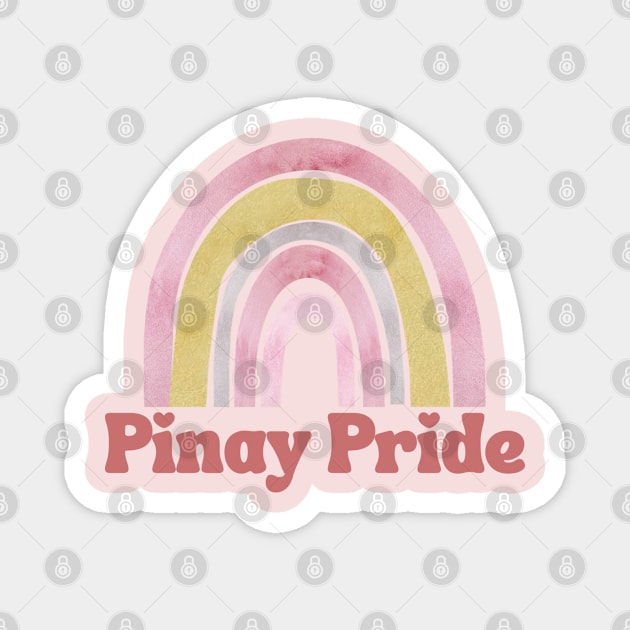 Filipino Pinay rainbow Magnet by CatheBelan