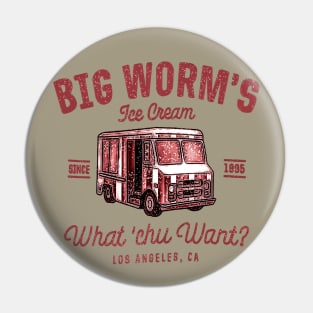 big worm merah Pin