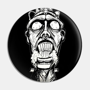 Electro-Freak (B&W) Pin